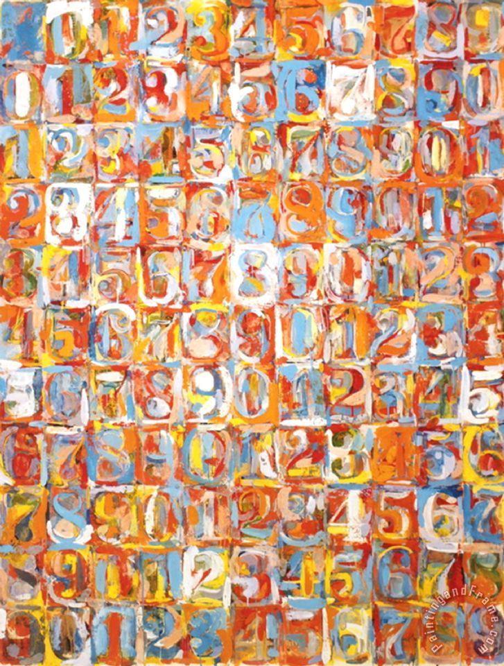 'Numbers in Colour,' by Jasper Johns